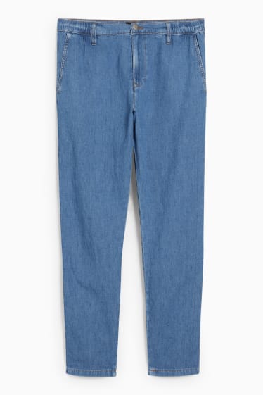 Uomo - Tapered jeans - con fibre di canapa - jeans blu
