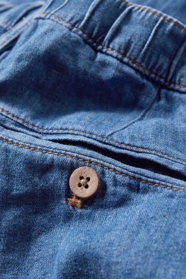 Uomo - Shorts di jeans - con fibre di canapa - jeans blu