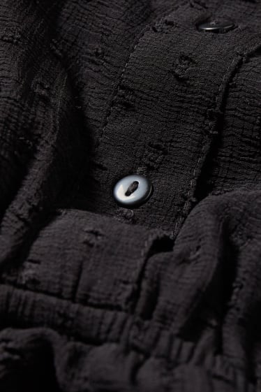 Femmes - CLOCKHOUSE - robe en gaze - noir