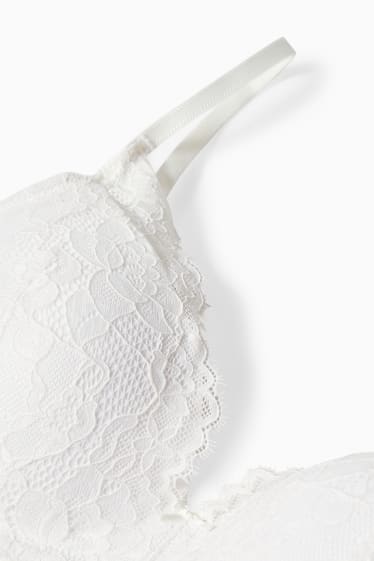 Femmes - Soutien-gorge sans armatures - ampliforme - blanc crème