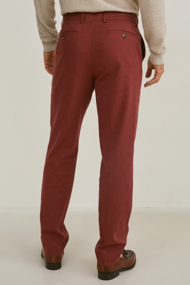 Hommes - Pantalon de costume - Flex - LYCRA® - marron