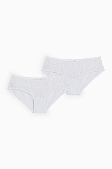Mujer - Pack de 2 - hipsters - blanco