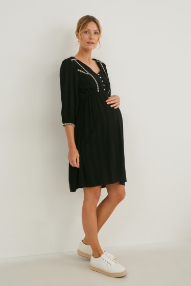 Donna - Vestito per allattamento - nero