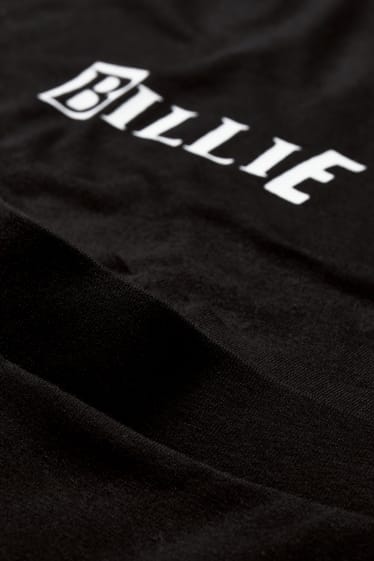 Kinder - Billie Eilish - Set - Kurzarmshirt und Hose - schwarz