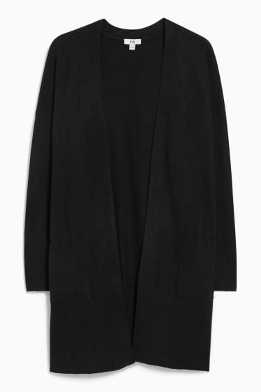 Damen - Strickjacke - schwarz