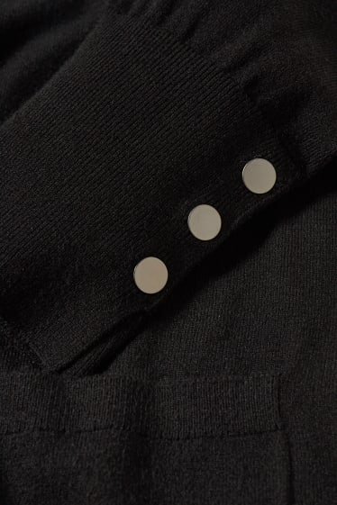 Damen - Strickjacke - schwarz