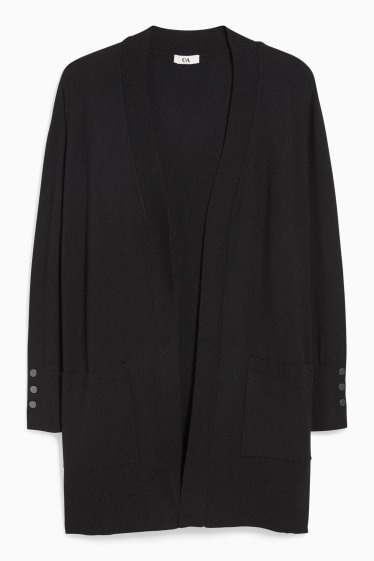 Damen - Strickjacke - schwarz