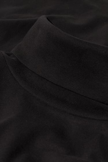 Pánské - Multipack 2 ks - tričko s rolákem - černá