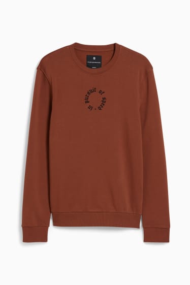 Heren - CLOCKHOUSE - sweatshirt - bruin