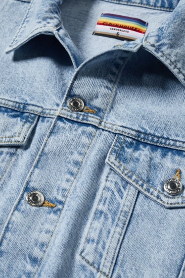 CLOCKHOUSE - veste en jean - unisexe - PRIDE - jean bleu clair