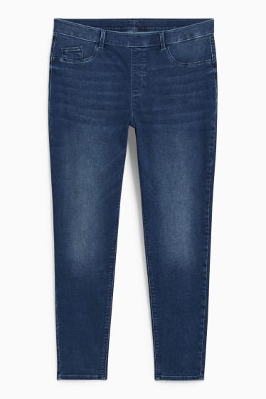 Donna - Jegging jeans - vita media - LYCRA® - jeans blu scuro