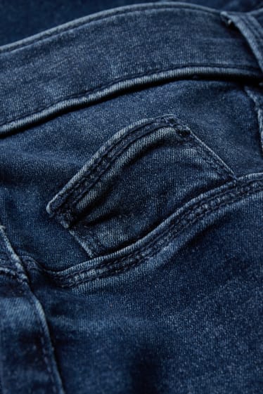 Women - Jegging jeans - mid-rise waist - LYCRA® - denim-dark blue