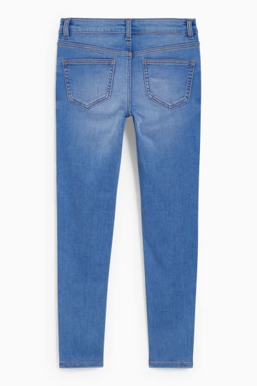 Kinderen: meisjes - Super skinny jeans - jeansblauw