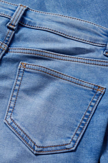 Kinderen: meisjes - Super skinny jeans - jeansblauw