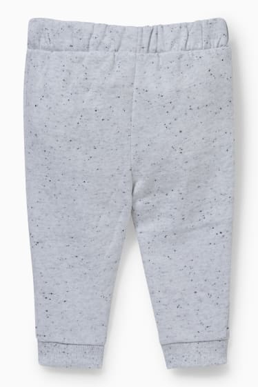 Neonati - Pantaloni sportivi per neonati - grigio melange