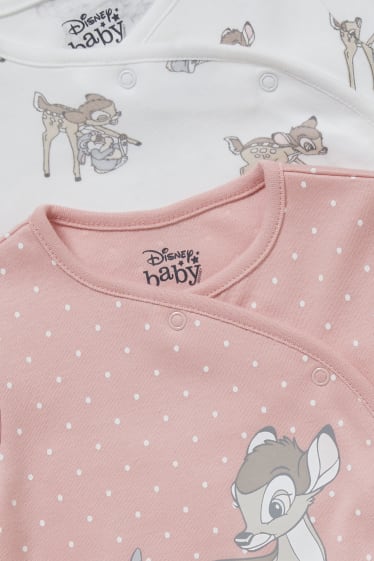 Babys - Set van 2 - Bambi - baby-pyjama - roze