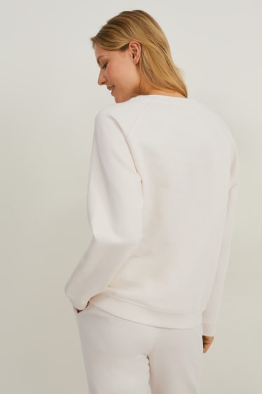 Dames - Sweatshirt - crème wit
