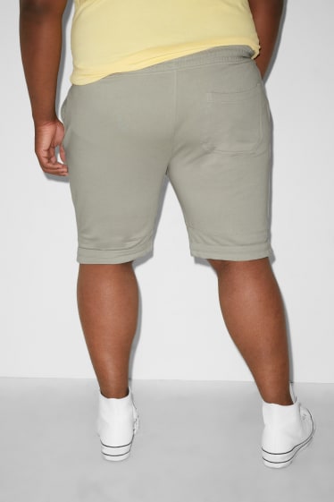 Men - CLOCKHOUSE - sweat shorts - gray-brown