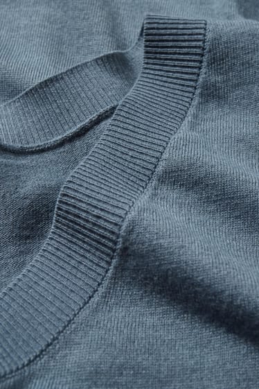 Damen - Feinstrick-Pullover - blau