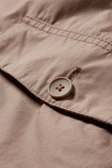 Men - Cargo shorts - light brown