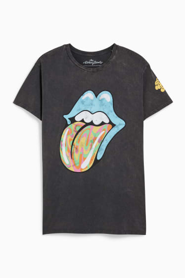 Kobiety - CLOCKHOUSE - T-shirt - Rolling Stones - ciemnoszary