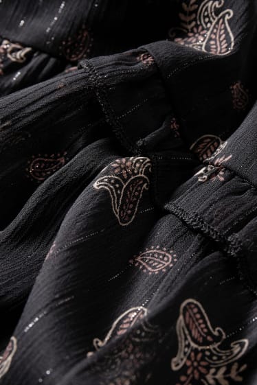Nena - Vestit de xifó - estampat - negre