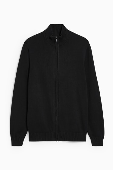 Men - Cardigan - black