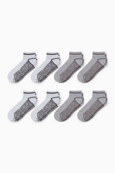 Femmes - Lot de 8 - chaussettes courtes de sport - blanc