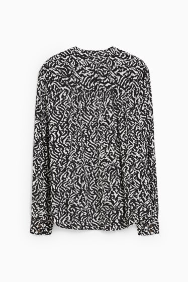 Femei - Bluză - cu model - negru / alb