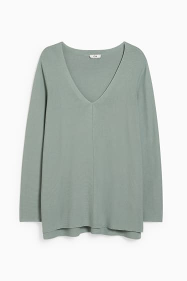 Femmes - Pullover - vert menthe