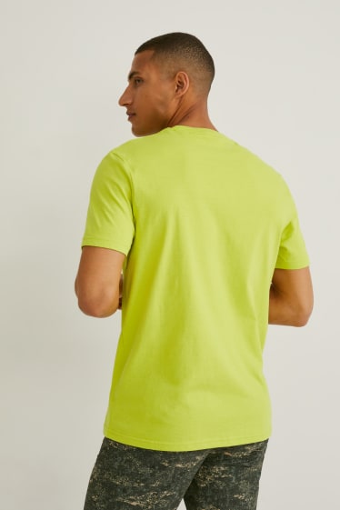 Hombre - Camiseta funcional - senderismo - amarillo fosforito