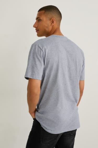 Men - T-shirt - PRIDE - light gray-melange