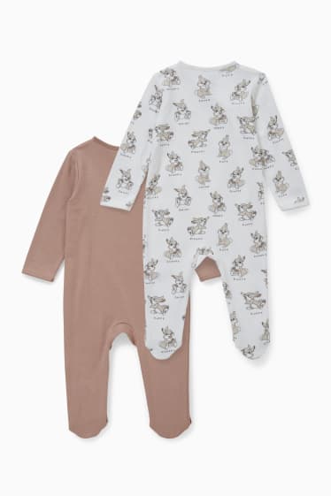 Bébés - Lot de 2 - Bambi - pyjama pour bébé - blanc