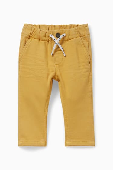 Baby: jongens - Babybroek - geel