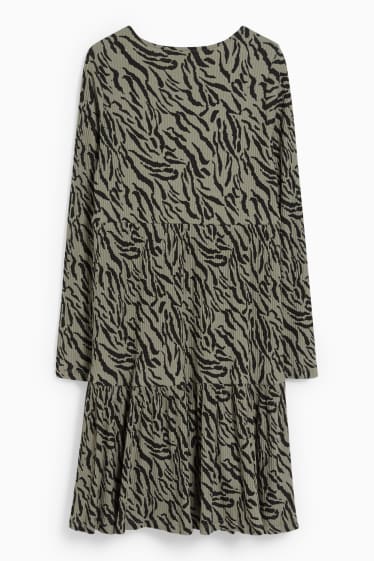 Women - Maternity dress - patterned - light green