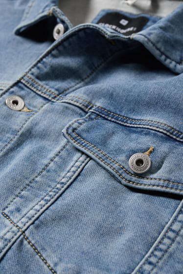 Heren - CLOCKHOUSE - spijkerjasje - jeanslichtblauw