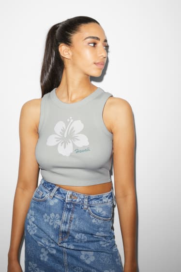 Tieners & jongvolwassenen - CLOCKHOUSE - cropped top - mintgroen