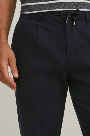 Uomo - Pantaloni chino - regular fit - Flex - LYCRA® - nero