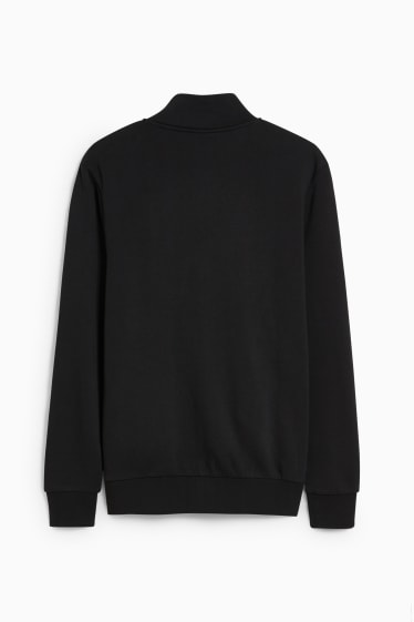 Men - Zip-through sweatshirt - black