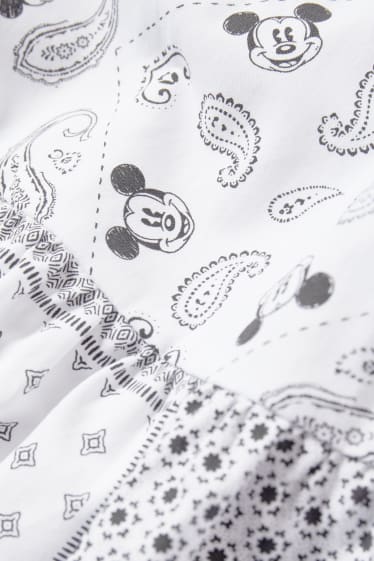 Dámské - Áčkové šaty - Mickey Mouse - bílá