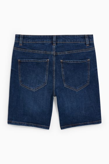 Donna - Shorts di jeans - vita media - jeans blu