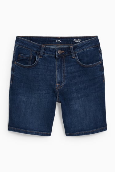 Femmes - Short en jean - mid-waist - jean bleu