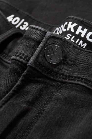 Men - CLOCKHOUSE - slim jeans - denim-dark gray