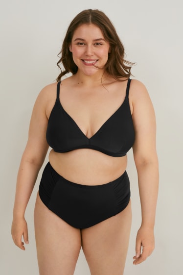 Femei - Chiloți bikini - talie înaltă - LYCRA® XTRA LIFE™ - negru