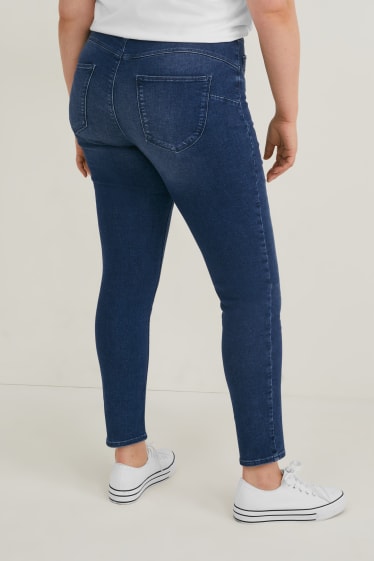 Women - Jegging jeans - mid-rise waist - LYCRA® - denim-dark blue