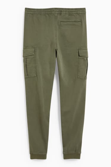 Bărbați - CLOCKHOUSE - pantaloni cargo - regular fit  - verde închis