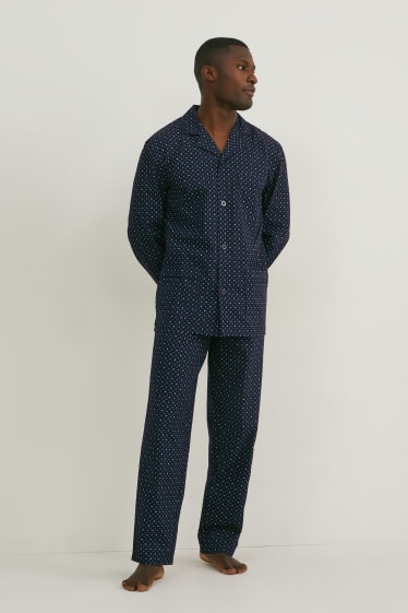 Herren - Pyjama - dunkelblau