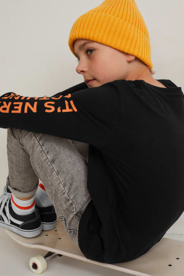 Bambini - NERF - maglia a maniche lunghe - nero