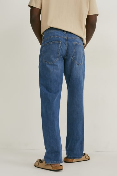 Bărbați - Straight jeans - LYCRA® - denim-albastru