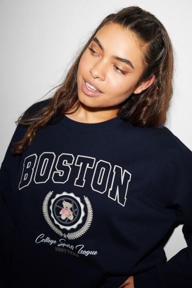 Tieners & jongvolwassenen - CLOCKHOUSE - sweatshirt - donkerblauw